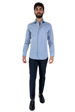 Filippo Gelsi camicia con collo francese in cotone 022-3f7 [d6f24ea0]