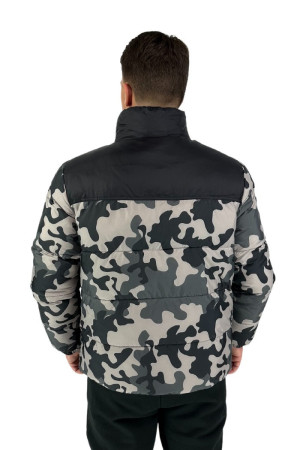 Yes I Am piumino reversibile in fantasia militare con logo ricamato yia00085 [3e06176d]