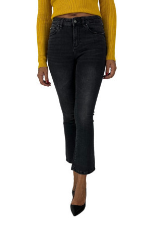 Fracomina jeans bella flare cropped in sofisticato denim stretch fp23wv8030d40801 [bb5f78ed]