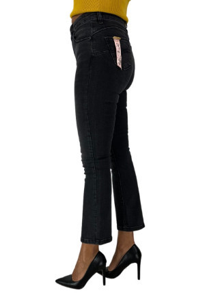 Fracomina jeans bella flare cropped in sofisticato denim stretch fp23wv8030d40801 [bb5f78ed]