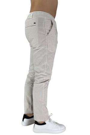 Guy pantalaccio a righe in cotone spider228-1010 m46088 [e78bf081]