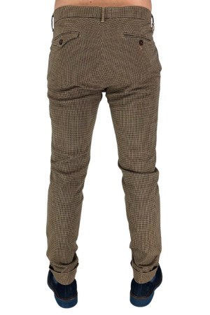 0 Construction pantaloni chino in cotone a microfantasia Josh/9sp 7567 [7d523ef5]