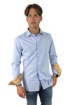 Alviero Martini camicia in cotone a quadri slim fit u1308/ue26 [594e17de]