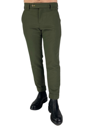 Displaj pantaloni chino in misto viscosa Racket-Wool [92ea393a]