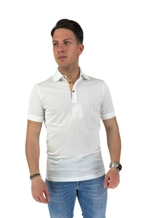 Alviero Martini polo in cotone con inserto Geo Classic u/3101/ue52 [c7c17769]