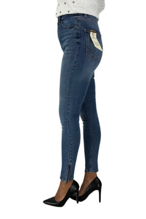 Fracomina jeans vicky vita alta in sofisticato denim stretch fp23wv1007d40102 [ae3c7dcb]