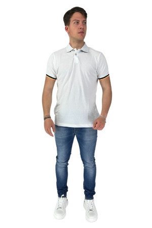 Guy polo in piquet di cotone cabrio902-pc m46211 [50156d00]