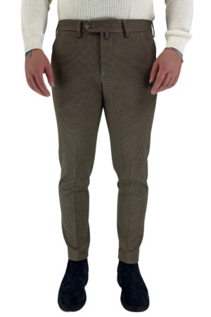 Luca Bertelli pantaloni in pied de poule p11516pharrel [6548c559]