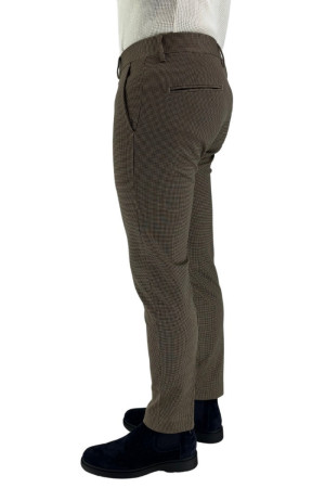 Luca Bertelli pantaloni in pied de poule p11516pharrel [bc6e8654]