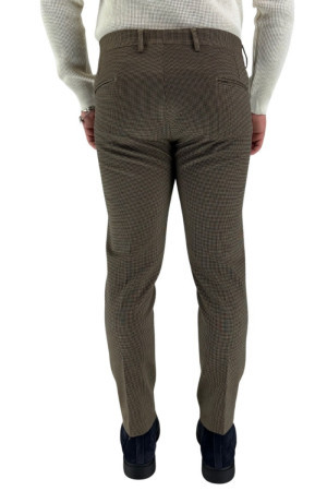 Luca Bertelli pantaloni in pied de poule p11516pharrel [0b734750]