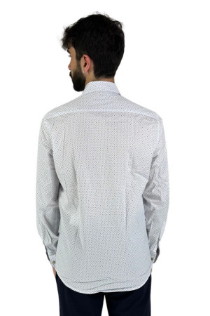 Hamaki-Ho camicia manica lunga in cotone stretch ce1243h [6302f023]