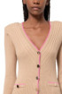 Fracomina cardigan slim a costine fr24wt8015k43301 [bd7fb605]