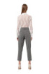 Fracomina pantalone chino regular in tessuto gessato fr24wv4003w435q6 [31e120f4]