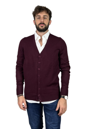 Johnny Looper cardigan in misto viscosa jm055 [8c37e0c1]