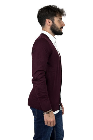 Johnny Looper cardigan in misto viscosa jm055 [5511a3cc]