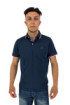 Malagrida polo mezza manica in piquet di cotone stretch 35330 [7b19d8e4]