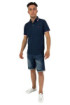 Malagrida polo mezza manica in piquet di cotone stretch 35330 [10721df3]