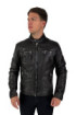 Milestone biker in vera pelle vintage con collo coreano Bruno 60310 11bruo [6391e066]