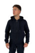 Markup felpa full zip in misto cotone con cappuccio mk22002 [003d3af7]