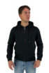 Markup felpa full zip in misto cotone con cappuccio mk22002