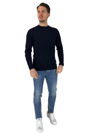 Markup maglia misto cashmere lavorata a trecce mk390037 [ef76b43b]