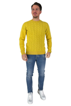 Markup maglia misto cashmere lavorata a trecce mk390037 [4409d01f]