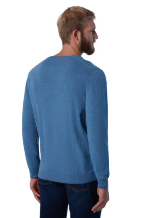 North Sails maglia girocollo in cashmere riciclato con logo ricamato 699859 [3ef00c95]