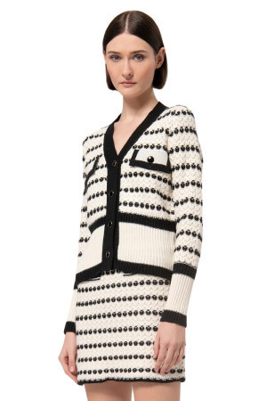 Fracomina cardigan regular bicolore fr24wt8031k530f8 [f996dcee]