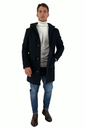 Markup parka lungo in tessuto tecnico con cappuccio mk594619 [2ce5b8b2]