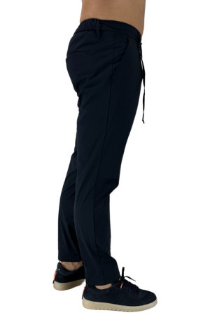 Triple-A pantalaccio in misto cotone stretch con pences p314-1350 [e96a289e]