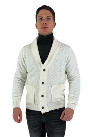 Nerovago cardigan lavorato a treccia in morbido tessuto 731116 [998081b1]