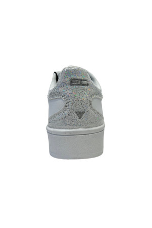 Enrico Coveri sneaker in ecopelle e glitter Amy csw424c20 [9786801f]