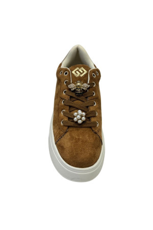 Gold & Gold sneaker platform con dettaglio gioiello gb879 [a9fb9227]