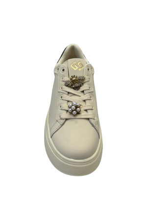 Gold & Gold sneaker in ecopelle con dettaglio gioiello gb867 [e309f908]