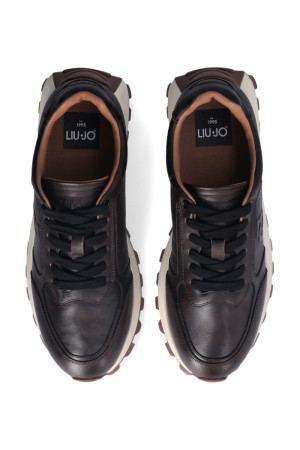 Liu Jo sneaker in pelle e suede Running 01 7g4005px112s [5cab5a13]