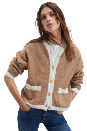 Roy Roger's cardigan a bottoni in misto lana Coco rnd90091ck18xxxx [a6f8a76d]