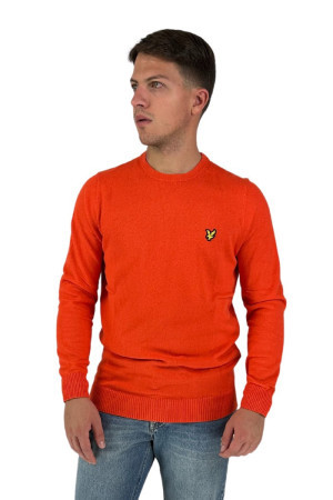 Lyle & Scott maglia girocollo cotone merino kn400vc [711ca090]