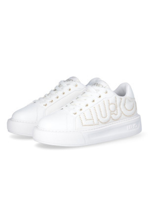 Liu Jo sneaker platform con maxi logo borchiette Kylie 29 bf4063px0140 [7eedc2b5]