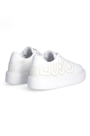 Liu Jo sneaker platform con maxi logo borchiette Kylie 29 bf4063px0140 [10d640bc]