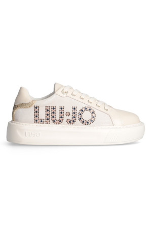 Liu Jo sneaker platform con maxi logo paillettes Kylie 22 bf4061px2300 [b34c79e9]