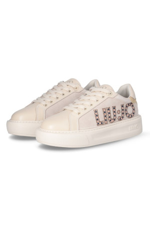 Liu Jo sneaker platform con maxi logo paillettes Kylie 22 bf4061px2300 [6a6a3ae4]