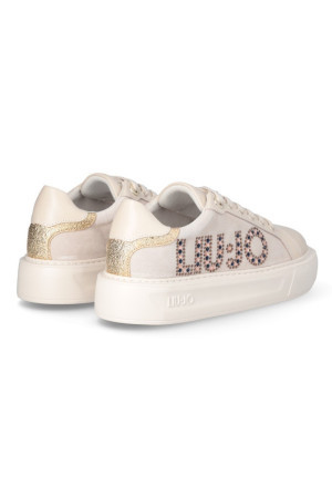 Liu Jo sneaker platform con maxi logo paillettes Kylie 22 bf4061px2300 [dd77fbe0]