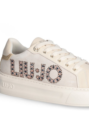 Liu Jo sneaker platform con maxi logo paillettes Kylie 22 bf4061px2300 [6f3a7dfa]