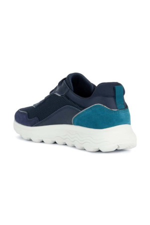 Geox sneaker in tessuto riciclato e nappa Spherica d25nud-07t85 [dda1c419]