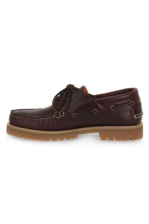 Lumberjack mocassino in pelle con lacci Newton smf3314-001 [e57c9efb]