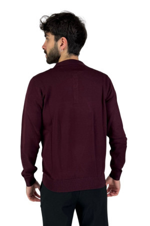 Nerovago maglia colletto polo in misto viscosa 730003 [2c81afdb]