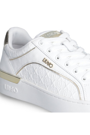 Liu Jo sneaker in pelle con logo Silvia 97 bf4019px1430 [792f30b2]