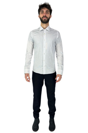 Alviero Martini camicia in microfantasia super slim 1333/ui36 [66bbcf54]