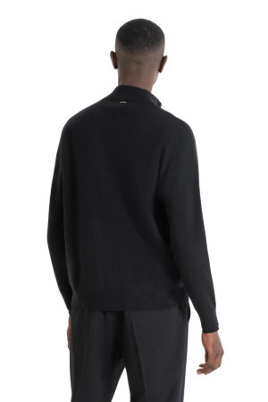 Antony Morato cardigan zip relaxed in misto viscosa mmsw01450-ya500082 [6b0a4957]