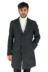 Privat Fashion cappotto monopetto in misto lana Balcani-cp718